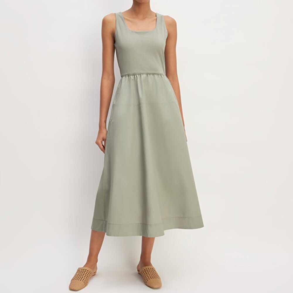 Everlane Sage Green Midi Dress